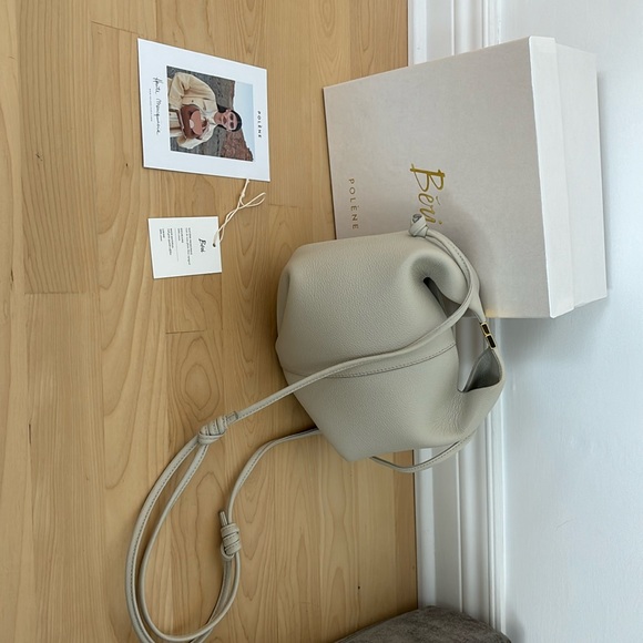 Polene Handbags - Polene Beri chalk color